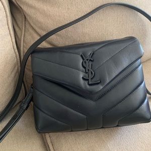 Brand New YSL Black Crossbody with receipt and tag